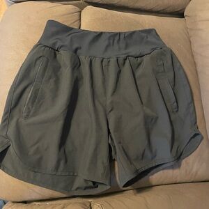 Libian Black Athletic Shorts